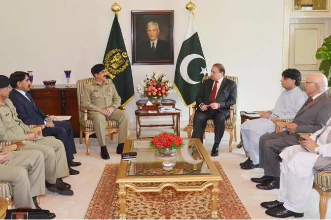 prime minister nawaz sharif chairing a high level meeting to review the national and regional security situation at prime minister house on may 20 2014 photo pid prime minister nawaz sharif chairing a high level meeting to review the national and regional security situation at prime minister house on may 20 2014 photo pid