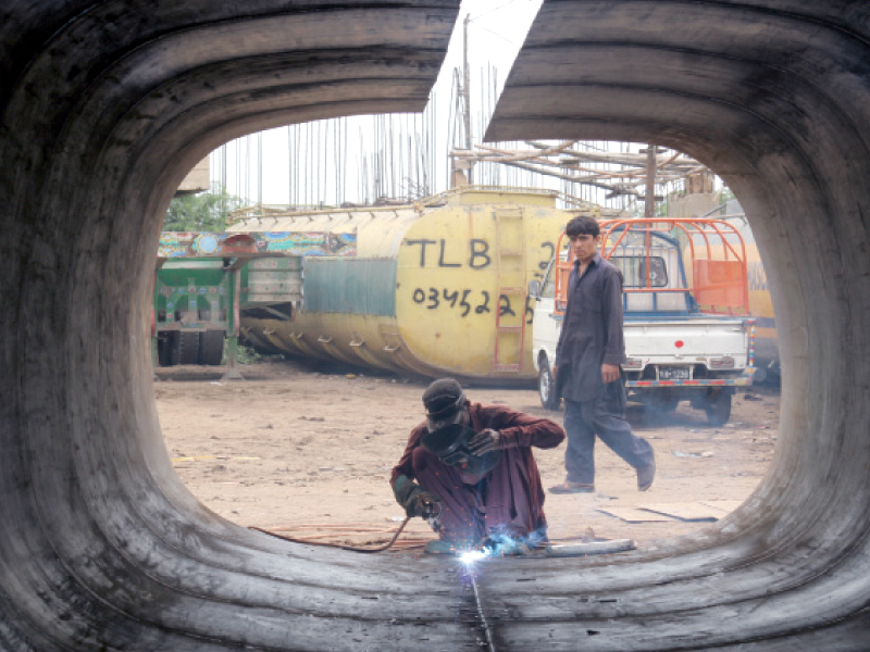 oil tankers owners have threatened to go on strike against the stringent security measures which they claim are causing them hindrance photo athar khan express