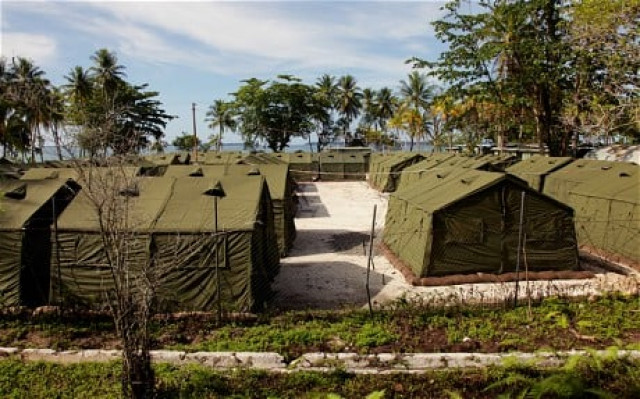 part of the manus island regional processing facility photo afp part of the manus island regional processing facility photo afp