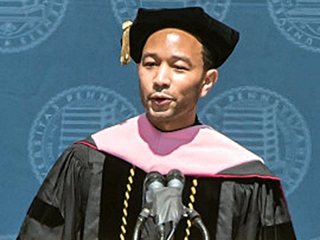 while giving the speech the singer said that 19 years ago he would have never thought that he would be standing as john legend photo file while giving the speech the singer said that 19 years ago he would have never thought that he would be standing as john legend photo file