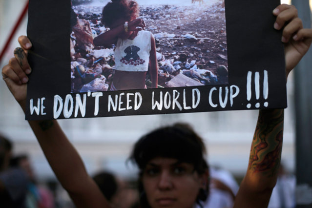 brazil has faced a wave of strikes and protests in the run up to the games and elections in october photo reuters