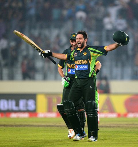 determined despite being criticised for his post twenty20 world cup comments shahid afridi believes he can still captain the national squad photo afp