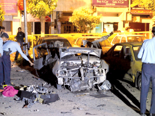 the remains of the vehicle blown up in g 9 photo afp the remains of the vehicle blown up in g 9 photo afp