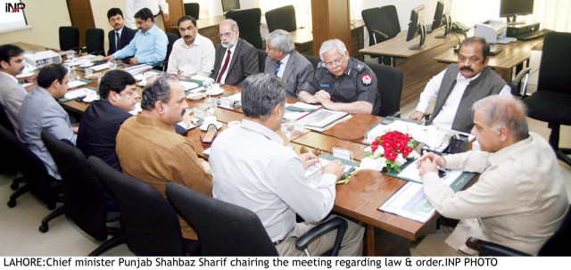 cm shahbaz sharif chairing a meeting related to law and order photo inp cm shahbaz sharif chairing a meeting related to law and order photo inp