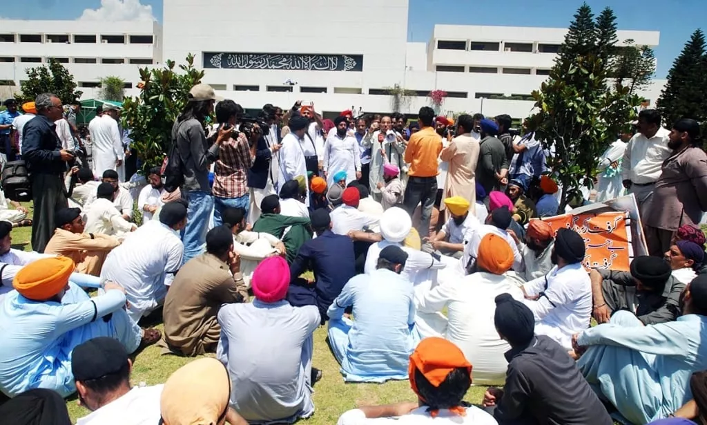 the protesters claimed that their religious sanctity had been violated as many as 7 times in the past few years photo online the protesters claimed that their religious sanctity had been violated as many as 7 times in the past few years photo online