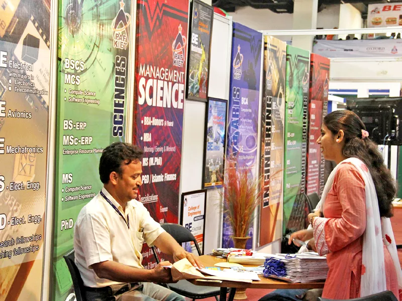 many views of the express education expo which drew to a close on sunday photo ayesha mir express many views of the express education expo which drew to a close on sunday photo ayesha mir express