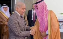 pm shehbaz arrives in saudi arabia for detailed mideast deliberations with crown prince mbs
