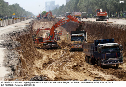 metro bus project work 25 per cent complete says hanif abbasi
