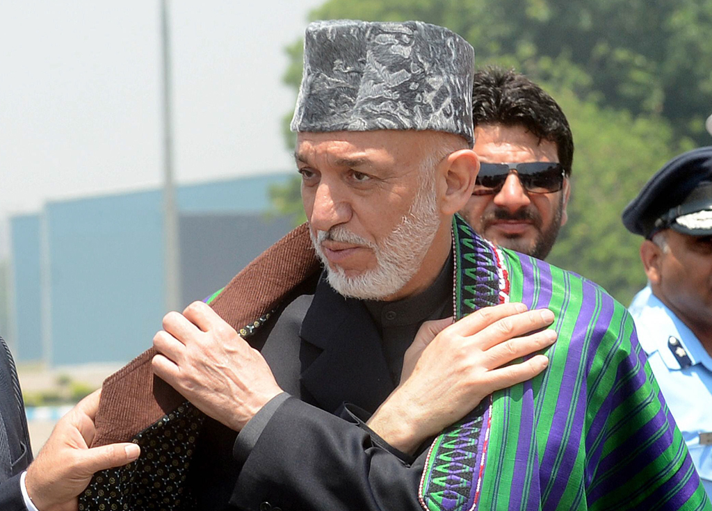 quot according to the information that we have    given to us by a western intelligence agency    the perpetrators were of let quot karzai told india 039 s headlines today television channel photo afp