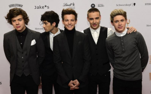 a file photo of one direction band members photo afp a file photo of one direction band members photo afp