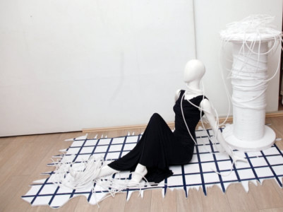 bringing couture to an art gallery