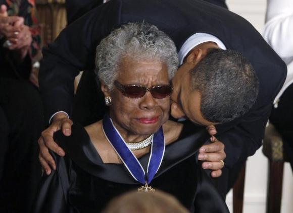 file phot of maya angelou receiving a medal of freedom from us president barack obama at the white house in washington february 15 2011 photo reuters