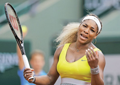 french open fallen serena pledges to work five times harder