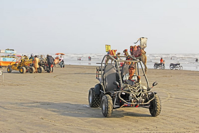 the all terrain vehicles have brought down the businesses of many animal owners and are now an all time favourite of those visiting the beach photo ayesha mir express the all terrain vehicles have brought down the businesses of many animal owners and are now an all time favourite of those visiting the beach photo ayesha mir express