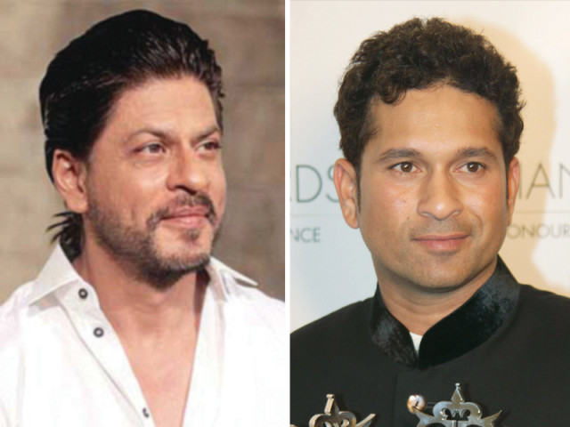 bollywood super star shahrukh khan and indian cricket legend sachin tendulkar are among the 100 most obsessed over people on the web photo file