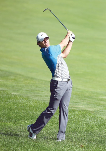 mcilroy opened his superb round with a par followed by a 10 foot birdie putt at the second photo afp mcilroy opened his superb round with a par followed by a 10 foot birdie putt at the second photo afp