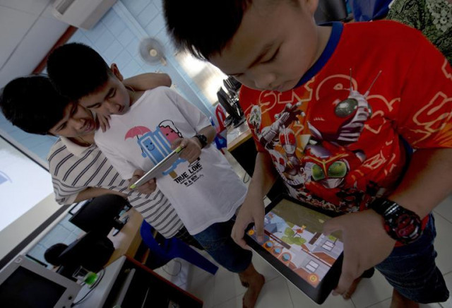 with the advent of technology such as smart phones tablets and video games children have also become less interested in outdoor activities photo afp file with the advent of technology such as smart phones tablets and video games children have also become less interested in outdoor activities photo afp file