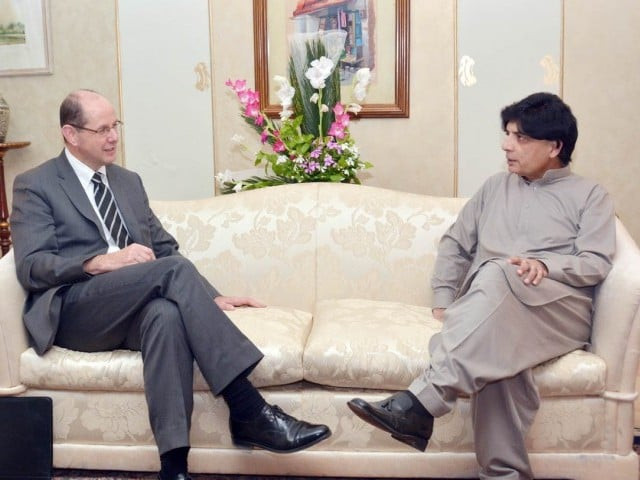 uk high commissioner philip barton called on the federal interior minister chaudhry nisar ali khan in islamabad on friday photo pid uk high commissioner philip barton called on the federal interior minister chaudhry nisar ali khan in islamabad on friday photo pid