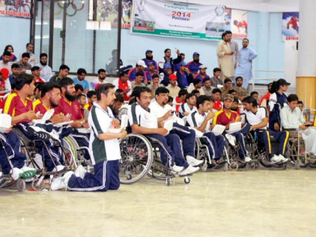 participants attend the closing ceremony of national paralympic games on saturday photo express participants attend the closing ceremony of national paralympic games on saturday photo express