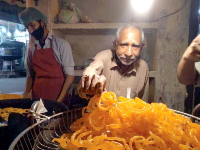 kaka jalebi is the favourite haunt of local sweetmeat lovers since 1991 photo express kaka jalebi is the favourite haunt of local sweetmeat lovers since 1991 photo express