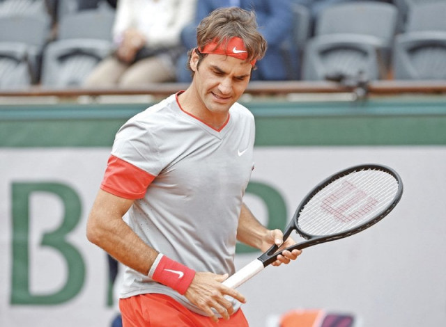 victory on sunday would have put 17 time major winner federer into a record 42nd grand slam quarter final photo afp