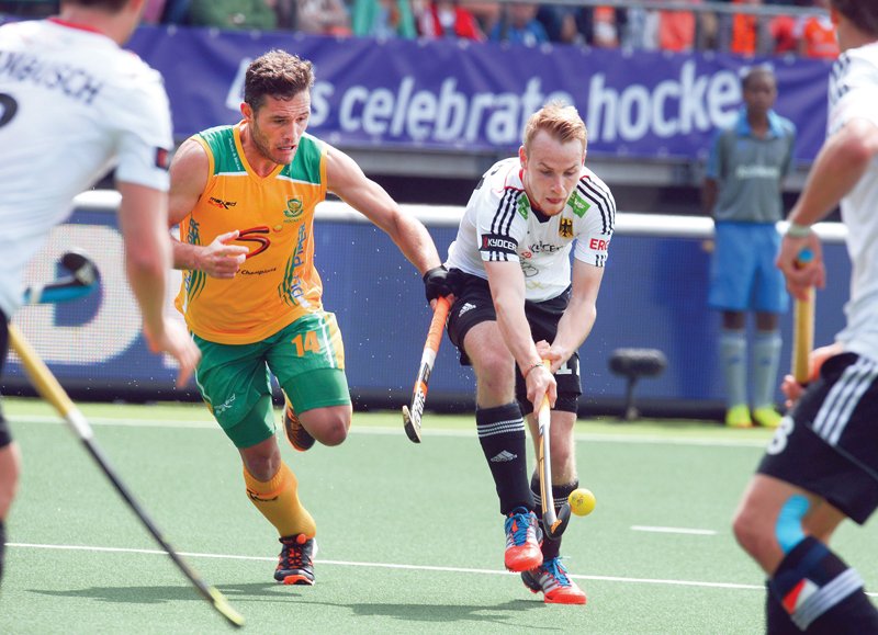 germany crushed south africa and dominated the opener with 19 shots at the goal post photo afp