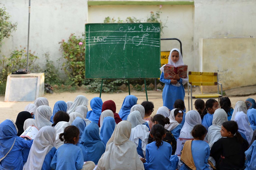 over the next 15 years islamabad is going to need 85 new schools 4 072 new classrooms and 4 568 additional teachers in primary middle and secondary schools photo afp file