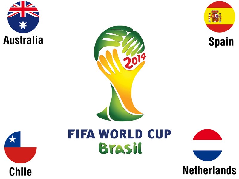 spain netherlands chile and australia are included in the group b