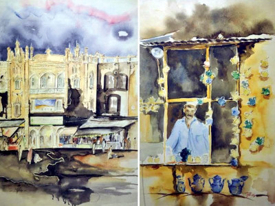 art exhibition in the nomads footsteps