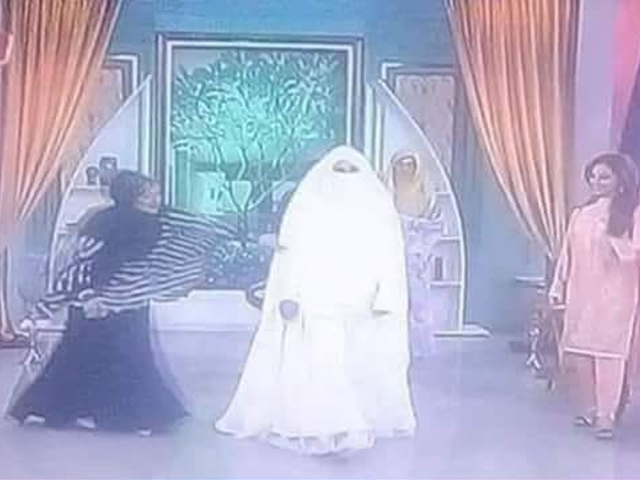 television shows talk about the mystery behind the burka more than the energy crisis in the country photo screenshot