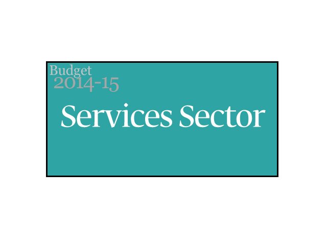 budget 2014 15 5 2 growth target set for services sector