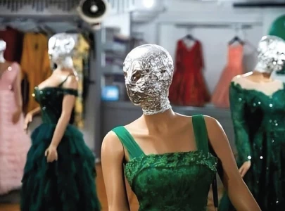 faceless mannequins show off clothes in afghanistan