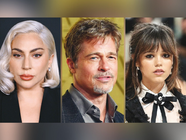 among the leading lights expected in venice this year are brad pitt lady gaga and jenna ortega photos file among the leading lights expected in venice this year are brad pitt lady gaga and jenna ortega photos file