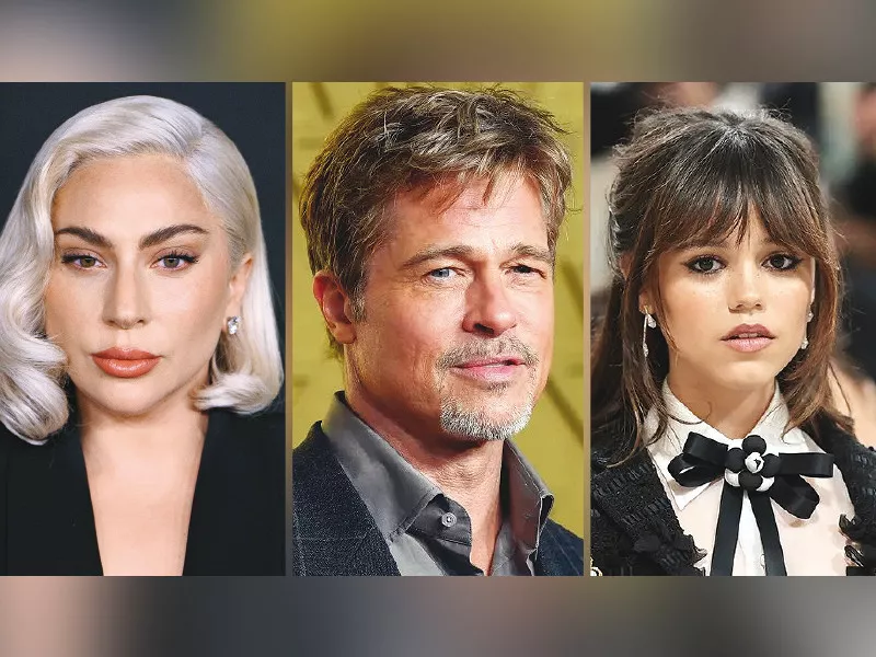 among the leading lights expected in venice this year are brad pitt lady gaga and jenna ortega photos file among the leading lights expected in venice this year are brad pitt lady gaga and jenna ortega photos file