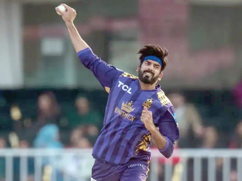 usman tariq was reported for suspect action during the game against lahore qalandars photo pcb file usman tariq was reported for suspect action during the game against lahore qalandars photo pcb file