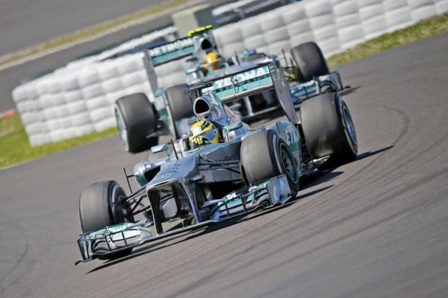 hamilton who was leading teammate rosberg before monaco had to take the back seat again after the recent race photo reuters