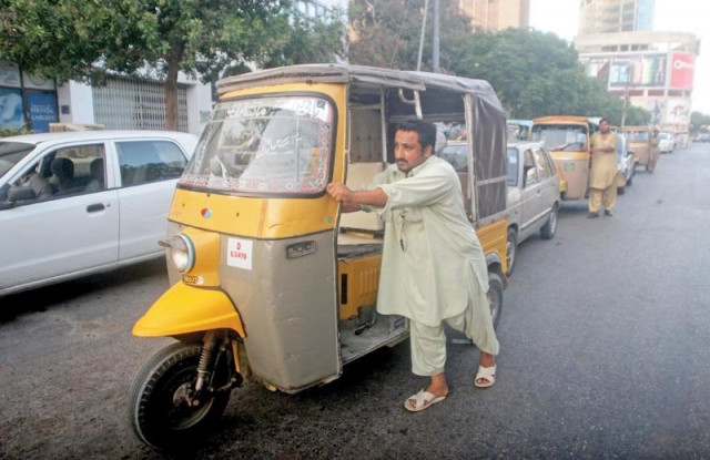 most petrol pumps and cng stations in the city remained closed on wednesday the few that were open such as the one above near governor house saw long queues of cars rickshaws and motorcycles photo athar khan express most petrol pumps and cng stations in the city remained closed on wednesday the few that were open such as the one above near governor house saw long queues of cars rickshaws and motorcycles photo athar khan express