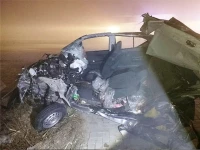 tractor crashes into car kills two