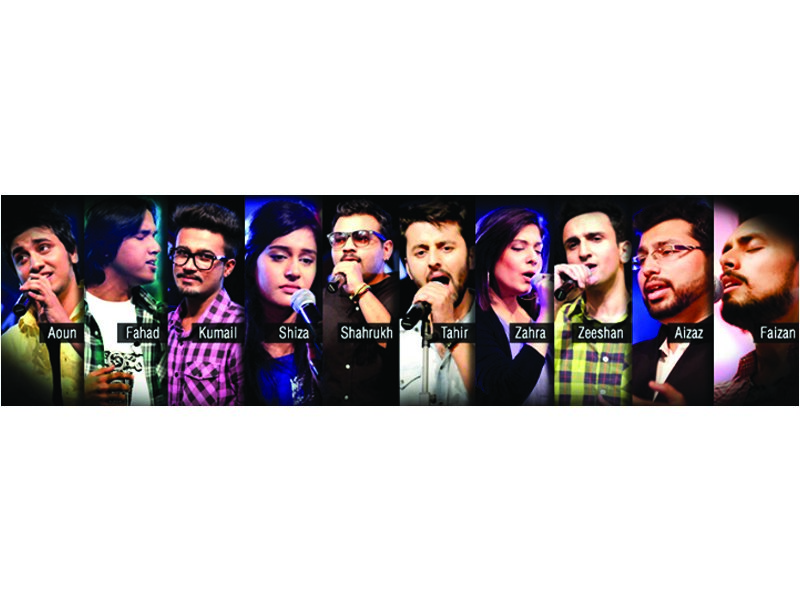 the first round which included a song each by 10 singers offers unique renditions of both pakistani and indian songs photo publicity