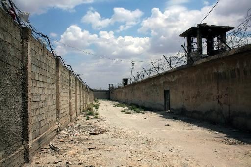 aleppo prison where rebel prisoners are kept by syrian authorities photo afp