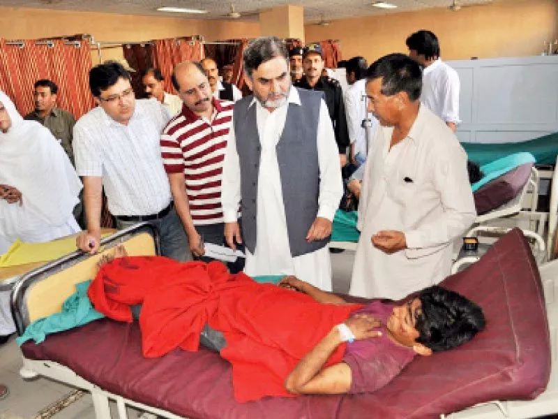 the medical superintendent of ayub medical complex also visited victims photo online the medical superintendent of ayub medical complex also visited victims photo online