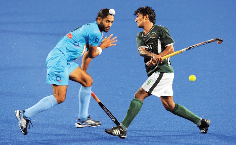 pakistan hope to host india in a bilateral hockey series in a bid to revive international action in the country photo afp