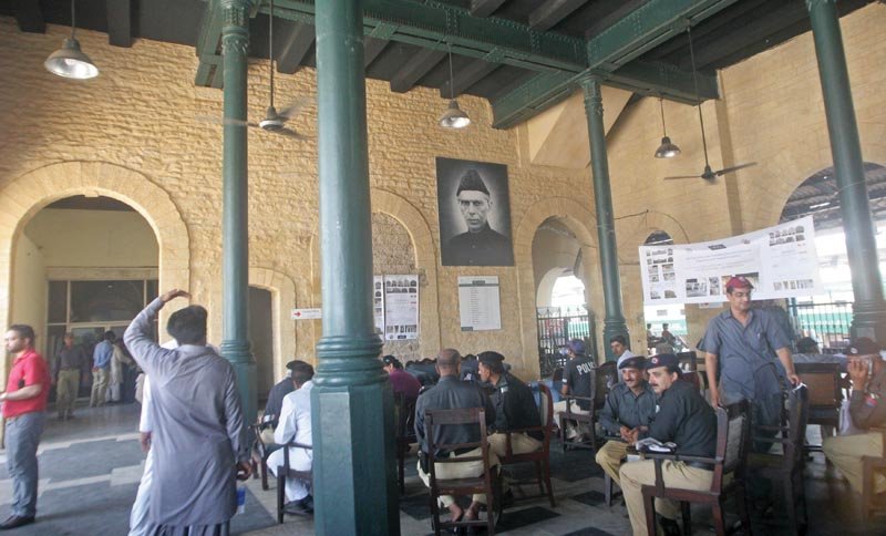 the karachi cantonment railway station is being restored to its former glory in an effort to generate more revenue from it photos athar khan express