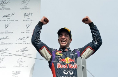 ricciardo s trademark smile just got bigger