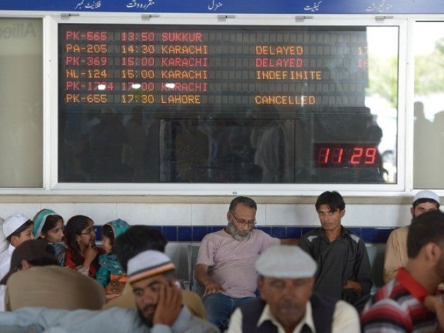 officials wishing not be named said the civil aviation authority caa has made all possible arrangements for passengers adding security is on red alert in and outside bacha khan international airport photo afp