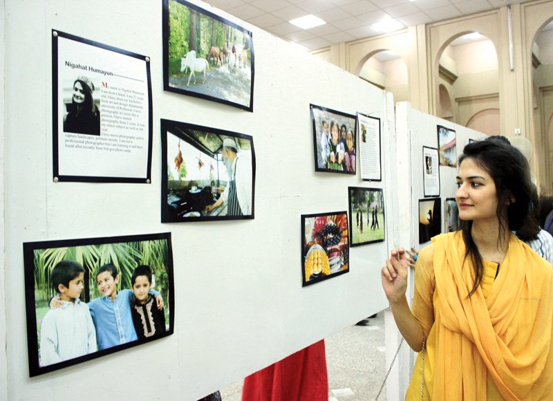 more than 200 photographs made up the exhibit held at the university of peshawar creating a diverse body of work photo muhammad iqbal express