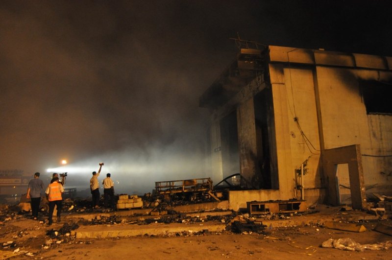 cold storage where seven trapped workers were found dead after the attack on karachi airport photo express