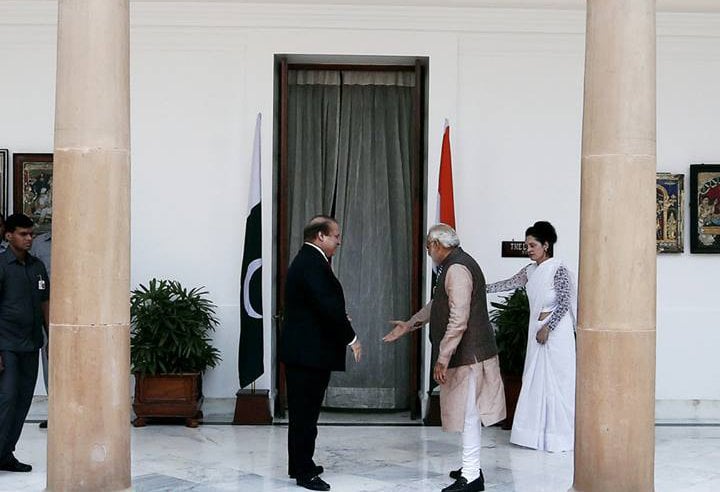 prime minister nawaz sharif l and indian counterpart narendra modi r photo reuters