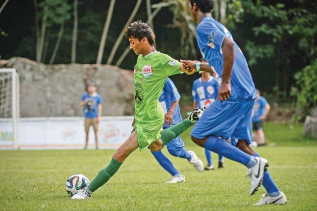 pakistan s street child world cup team had a dream run in the event in brazil as they brought a bronze medal to home photo afp pakistan s street child world cup team had a dream run in the event in brazil as they brought a bronze medal to home photo afp