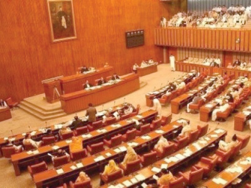 senators hailing from k p and balochistan said the new alignment has excluded many areas of their provinces as the new route largely passes through punjab photo file